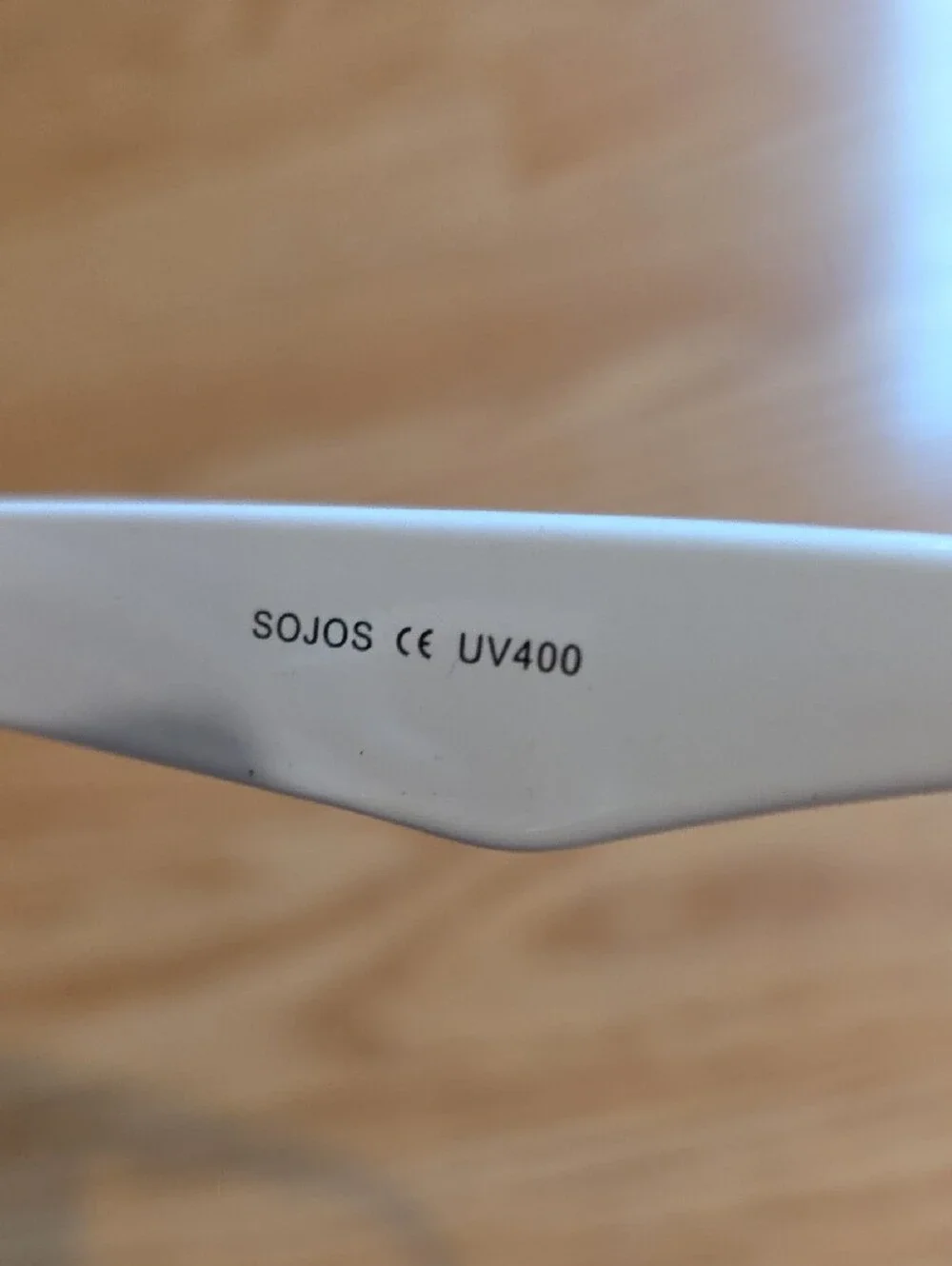 SOJOS Women's White Cat Eye Sunglasses